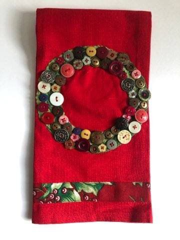 Button tea towel